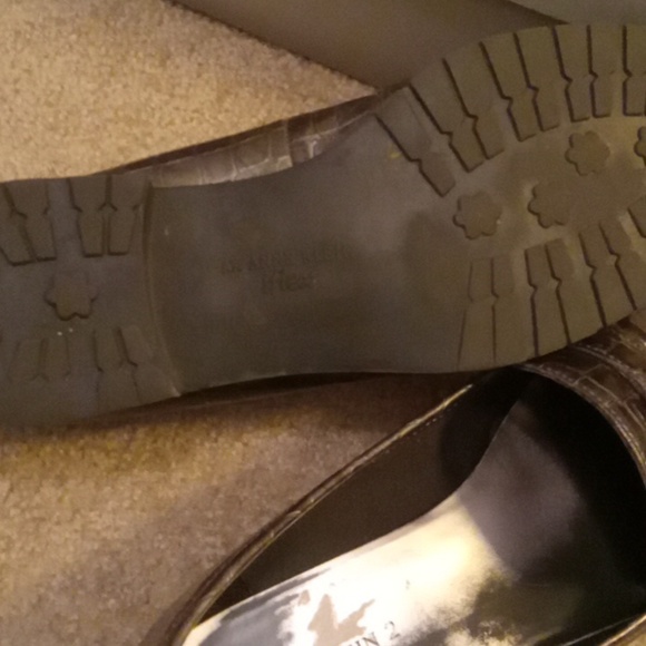 Anne Klein 2 iflex Aklange Pewter Short Heeled Loafer Style w box - Picture 4 of 12